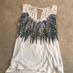 White bebe size xs tank top